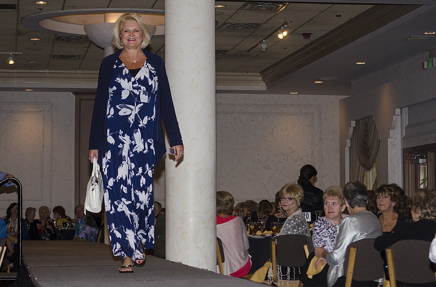 Paula Morrissey models fashions from Patchington.