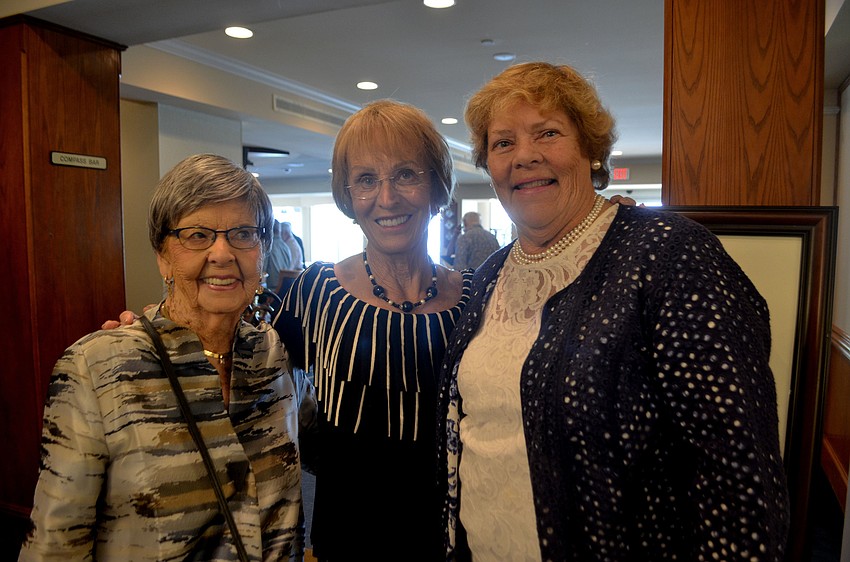 Marge Stapleton, Sue Lamy and Judy Barnhart