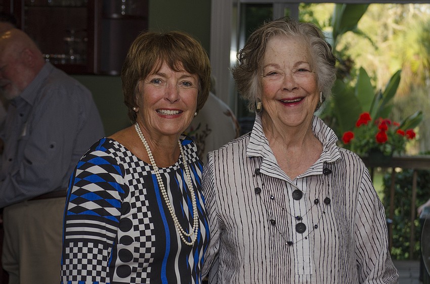 Library Foundation for Sarasota County Executive Director Suzanne Seiter, Secretary of the Library Foundation Board of Directors Isabel Norton