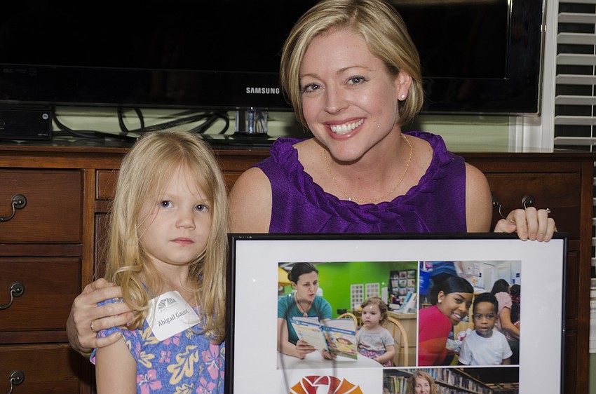 Abigail Gaunt poses with Kelly Romanoff