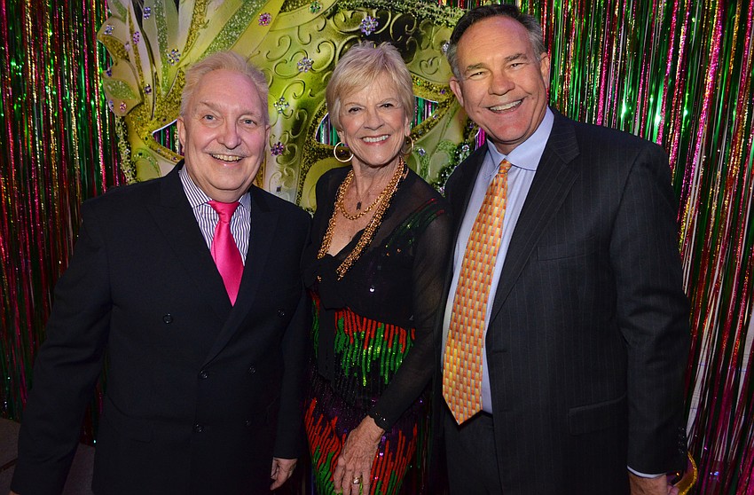 Artist Series Concerts of Sarasota Managing Director John Fischer, Co-Founder of Artist Series Concerts of Sarasota Lee Dougherty Ross and Director of Artist Programs for Artist Series Concerts of Sarasota Joseph Holt