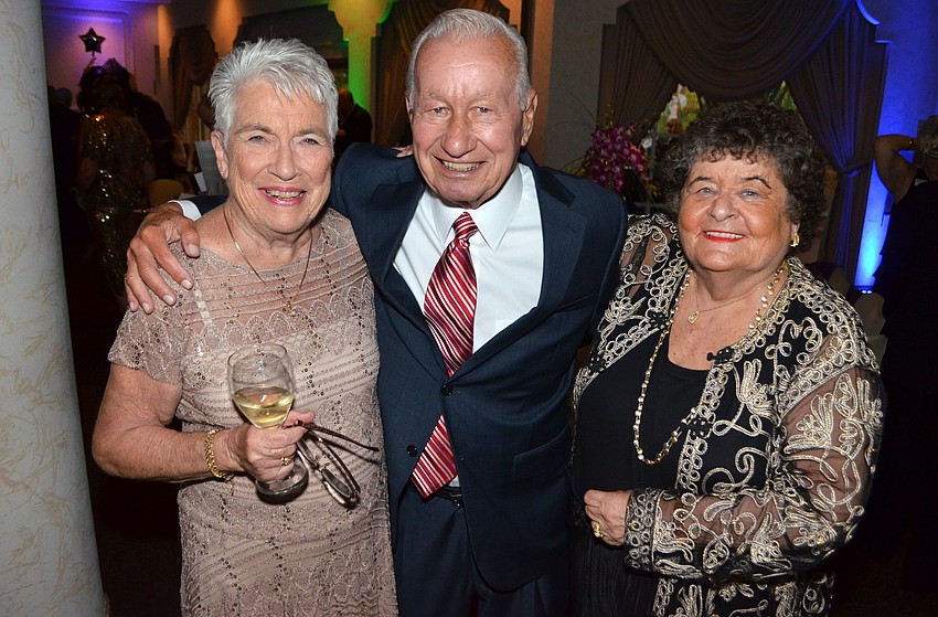 Isabelle Gordon with Hank and Beverly Striefler