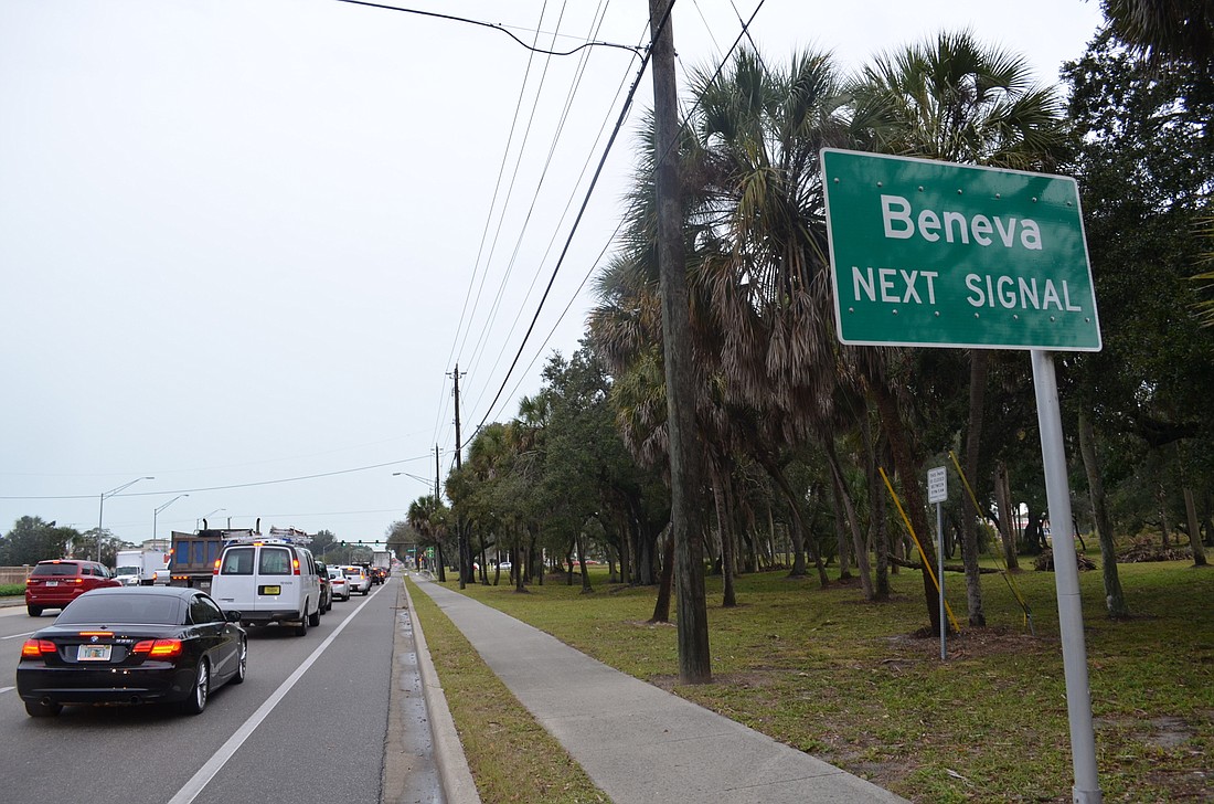 Beneva-Fruitville traffic is a source of concern for residents in the surrounding area.
