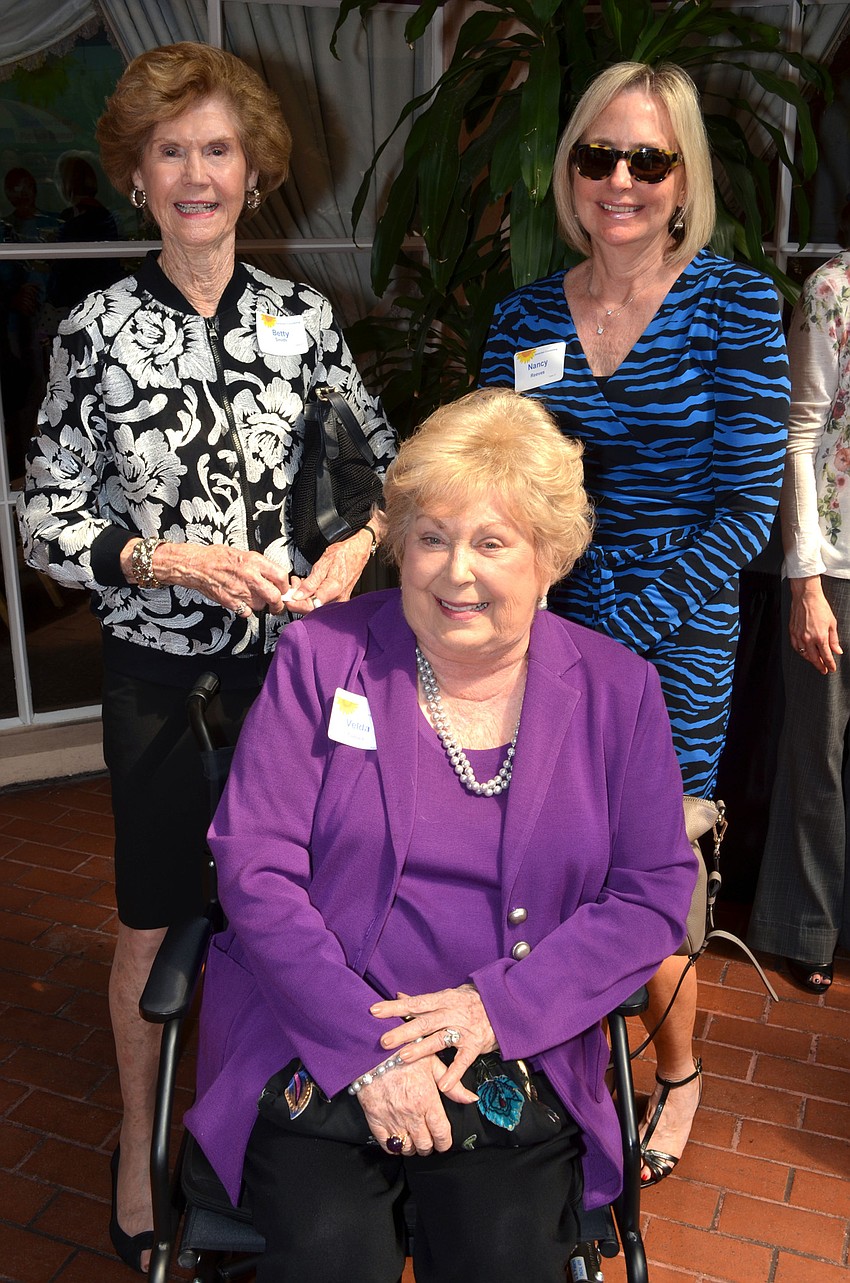 Betty Smith, Velda Turner and Nancy Reeves