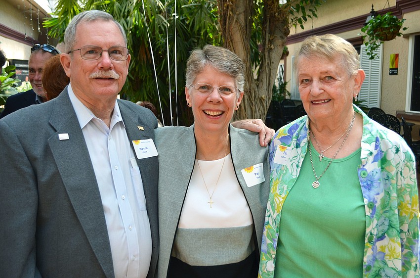 Wayne and Pat Kindt with Peg Hoffman