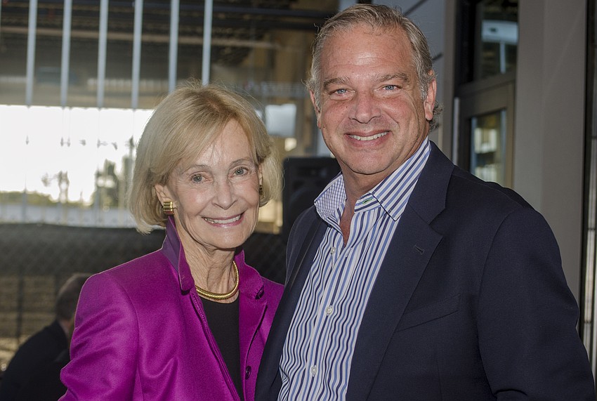 Ringling Board of Trustees Vice Chairwoman Jean Martin and Chairman Dean Eisner