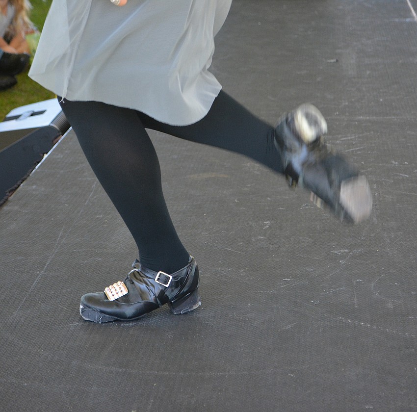 The Drake School of Irish Dance performed some fancy footwork.