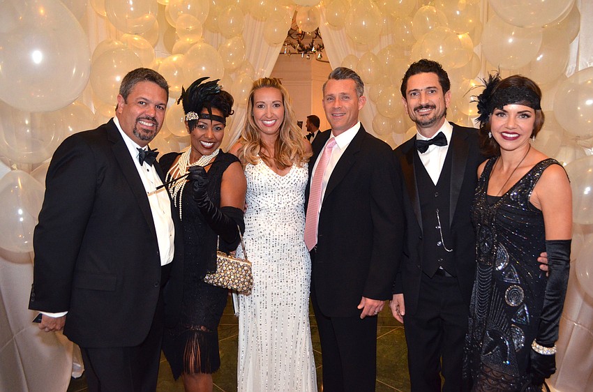 Teddy and Sheba Matheu, Patrick and Rene DiPinto and Mario and Amie Oliva