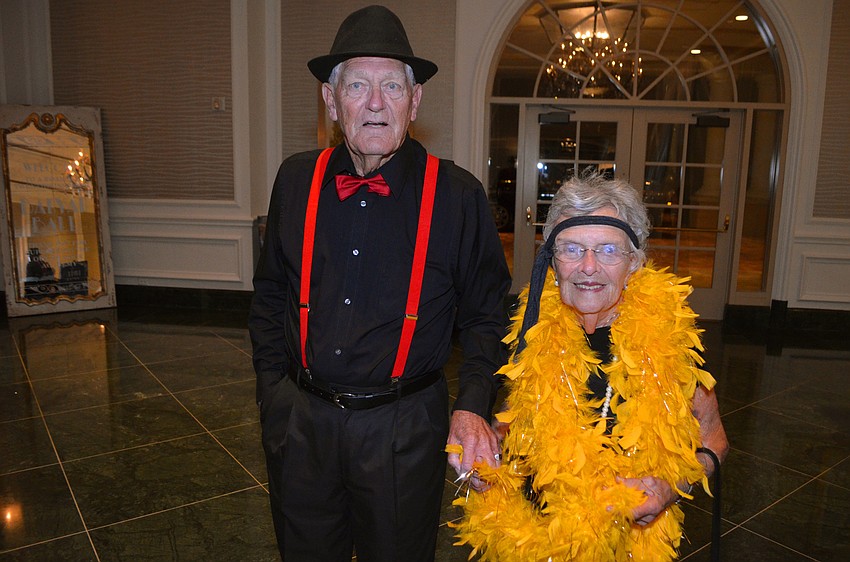 Jerry and Tobe Wiley, owners of the vintage Jaguar on display