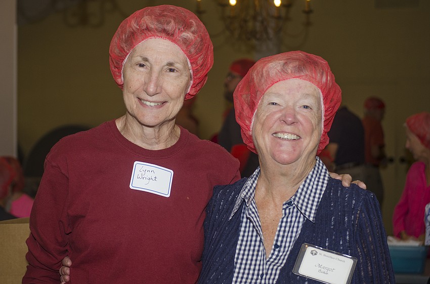 Lynn Wright and Margot Dickie