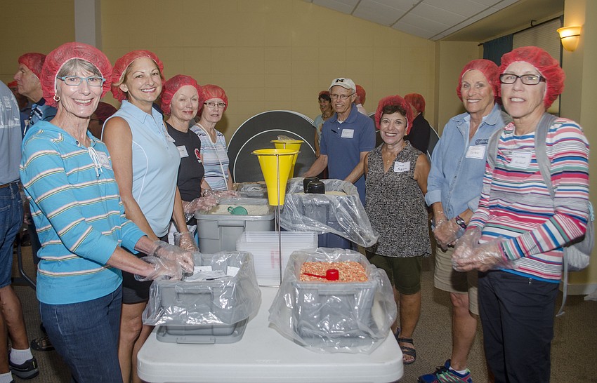 Meg Larrabee, Anne Marie Janis, Holley Schroeder, Chris Parlett, Roger Parlett, Diane Aginian, Jennifer Parker and Gretchen Hurlbert