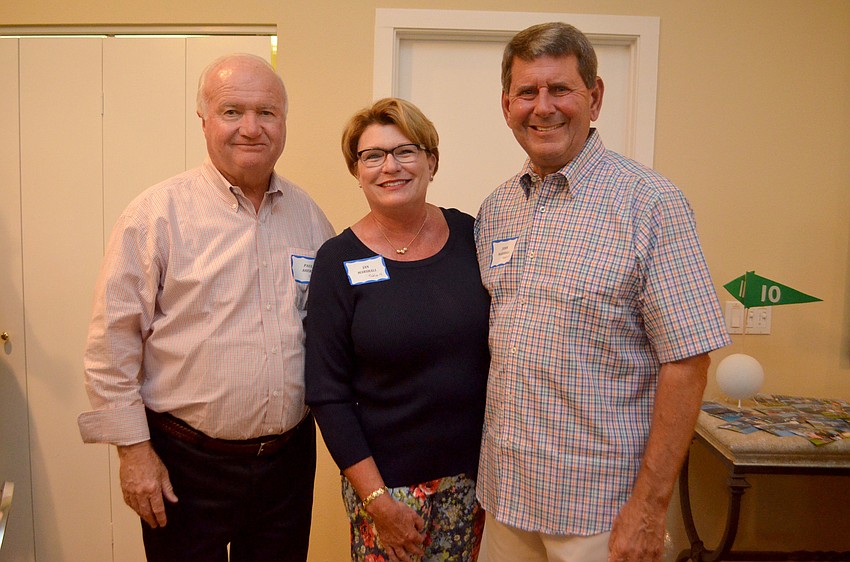 Paul Ahern and Jan and John Marshall