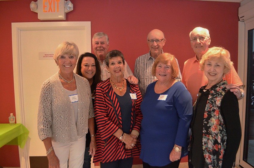 Back: Fred Chairsell, David Eskin and Stan Singer; Front: Nancy Bronska, Cindy Leder, Eileen Eskin, Teddie Chairsell and Lois Singer
