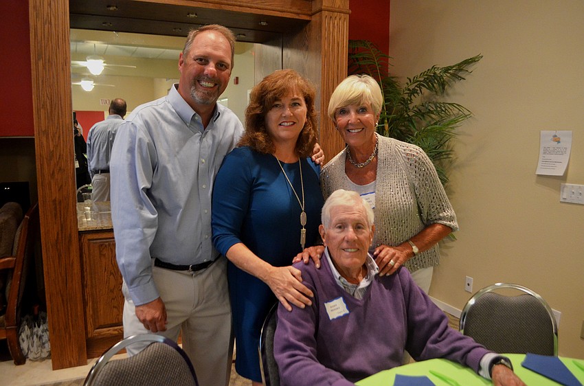 Event chairmen and women Terry and Linda Fiscus and Buddy and Nancy Bronska