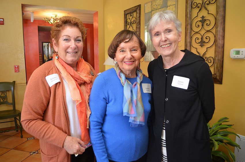 Arlene Skversky, Audrey Heimler and Janet Andres
