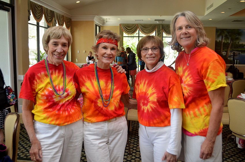 Jane Perin, Pat Anderson, Betty Goree and Janet McLetchie