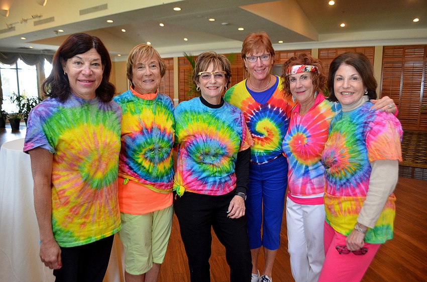 Judy Swerdlow, Harriet Fader, Bonnie Chisling, Pam Asche, Debbie Rand and Kathy Bernstein
