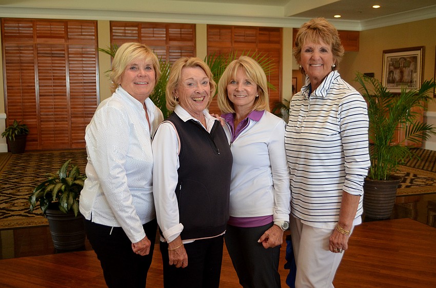 Andree Keebaugh, Maureen Gee, Mary Melosche and Martha Galli