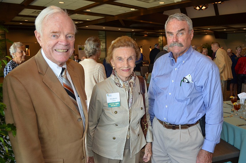 Marvin Haber with Elizabeth and Bob Lindsay
