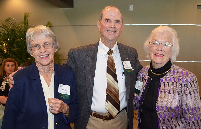 Emilie and Bob Kimbrough with Susan Featherman