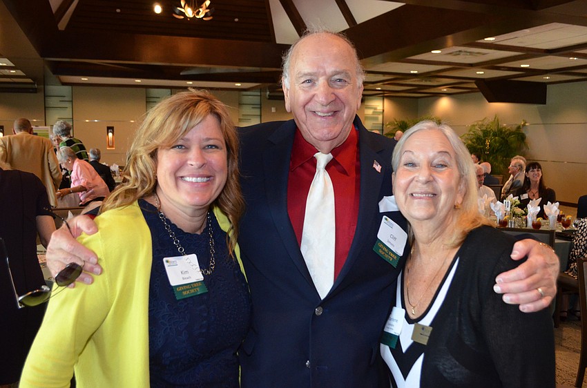 Kim Bleach with Cliff and Marlene Simons