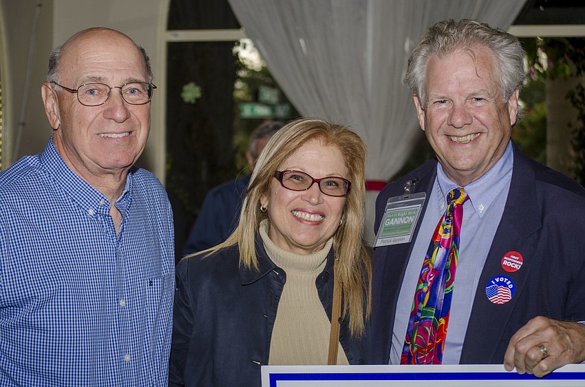 Art Patterson, Sarasota City Commission Liz Alpert and Patrick Gannon