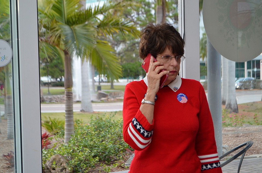 As results came in, Chapman fielded a phone call. She missed out on a runoff election slot to candidate Martin Hyde by 52 votes.