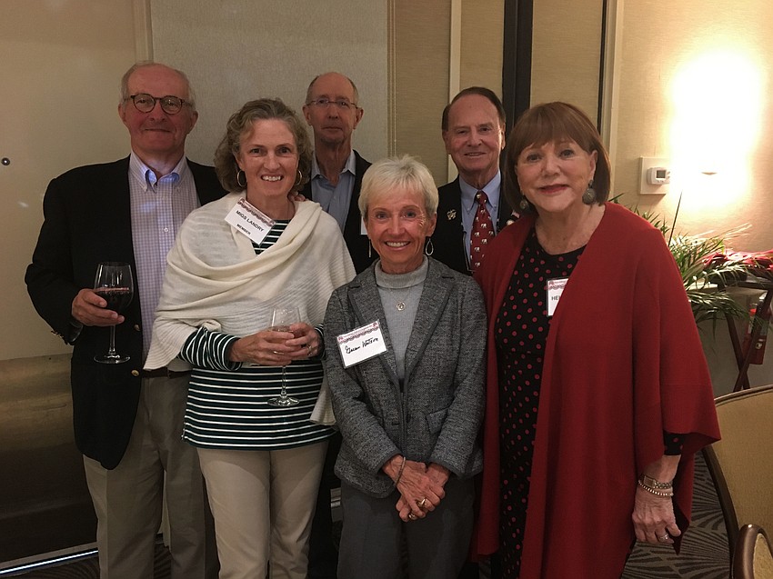 Brian and Migs Landry, Tom and Gwen Watson and Len and Helen Glaser