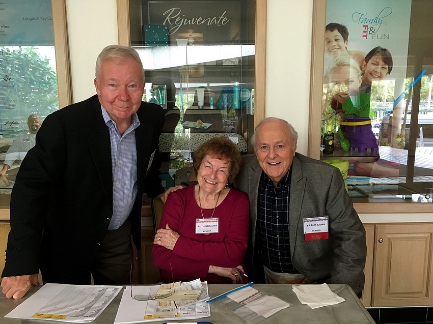 Richard Kuzmich, Ruth Strauss and Frank Cona