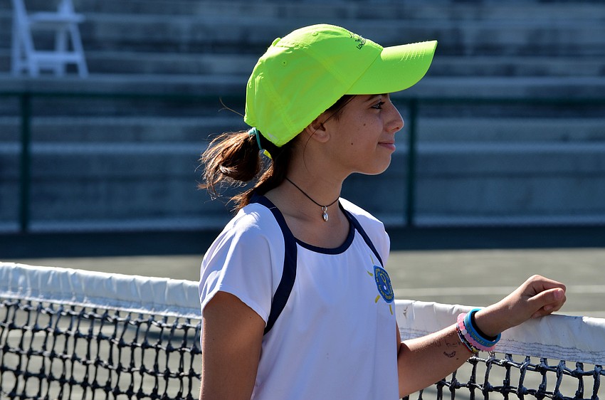 Nitzan, 12, was the youngest players on this year’s exhibition team.