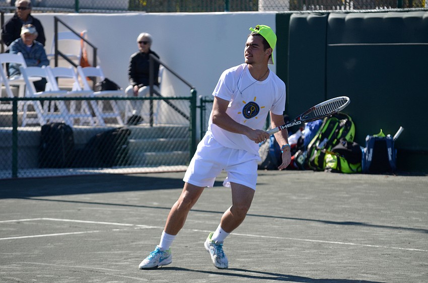 Shadi, 17, said this was his first time in Florida. He plans to apply to U.S. colleges in two years.