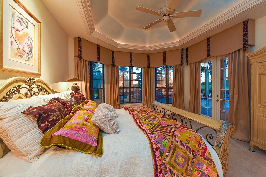 The word master seems to apply well to this bedroom.