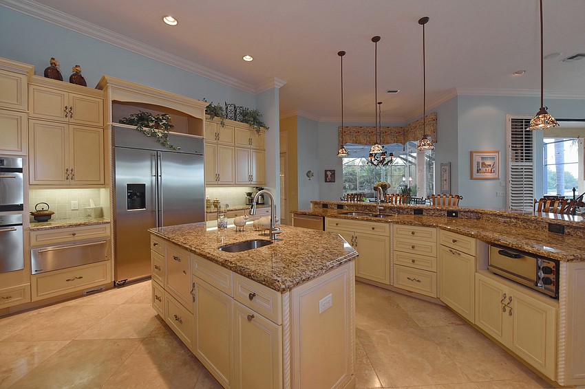 The kitchen is plenty big enough to cook for visits from all the members of the Lakewood Ranch Business Alliance.