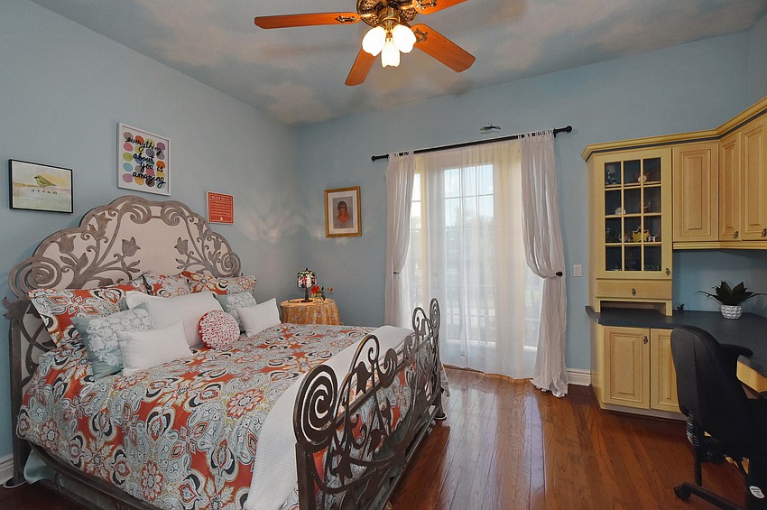 Guests might not want to leave if you put them up in this bedroom.