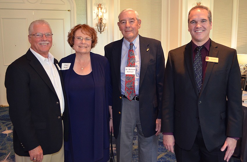 James and Ellen Marsey, Dr. Richard Rehmeyer and Chris Johnson