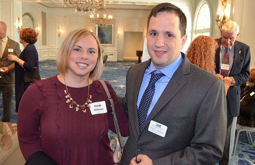 Sarah Robinson and Brian Sebaaly