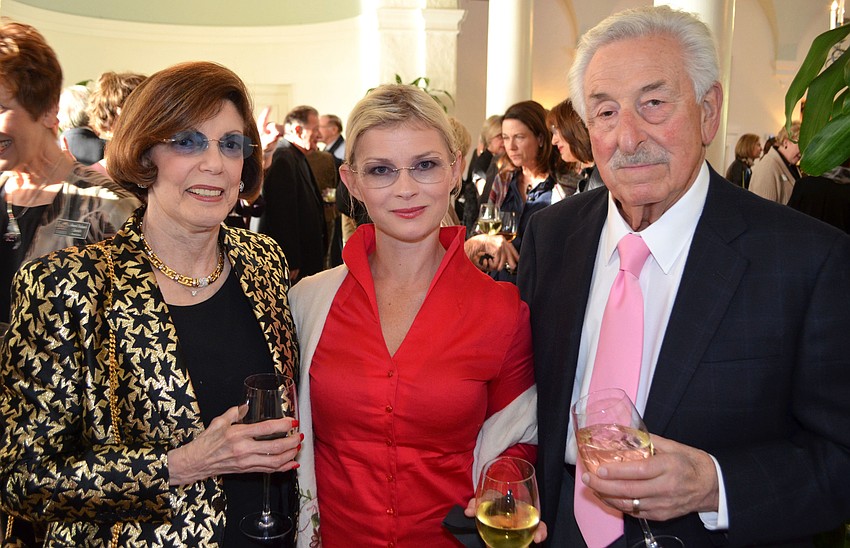 Toby Siegel, Sarasota Orchestra Music Director Anu Tali and Noel Siegel