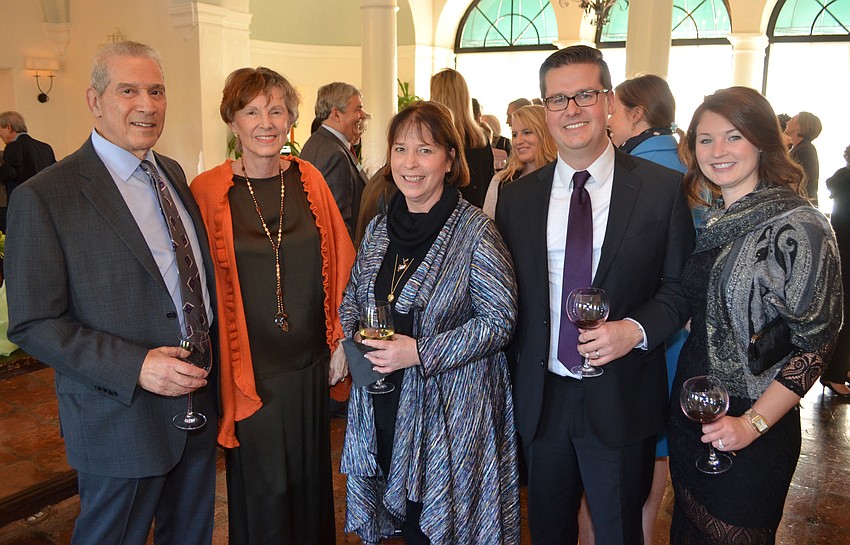 Richard and Cheri Krumholz, Kim Morey Wheeler and Andrew and Traci Lundin