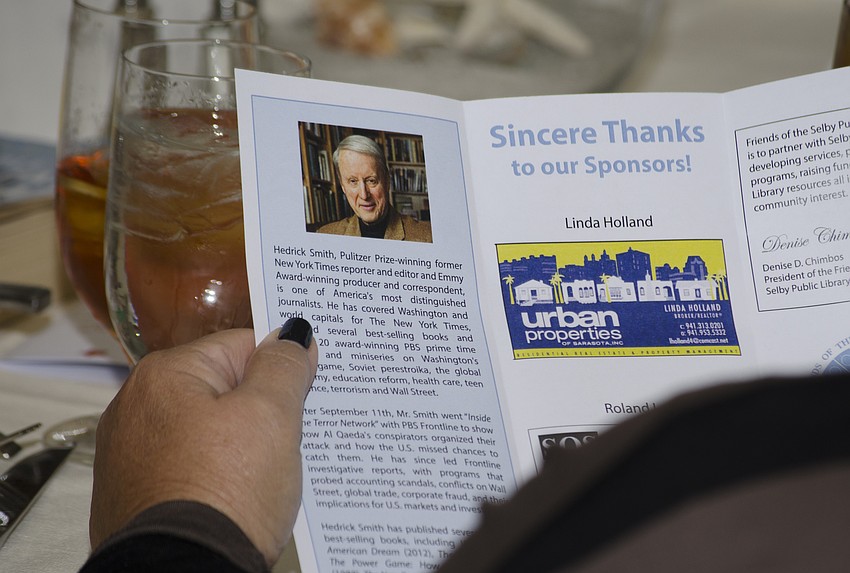 Friends of Selby Library welcome the Pulitzer Prize winning journalist Hedrick Smith.