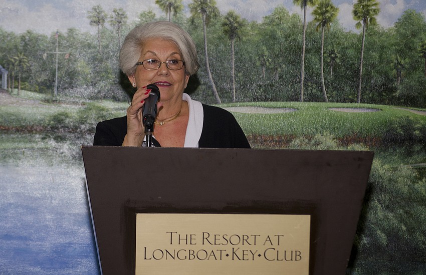 President of the Friends of Selby Library Denise Chimbos welcomed guests to the event.