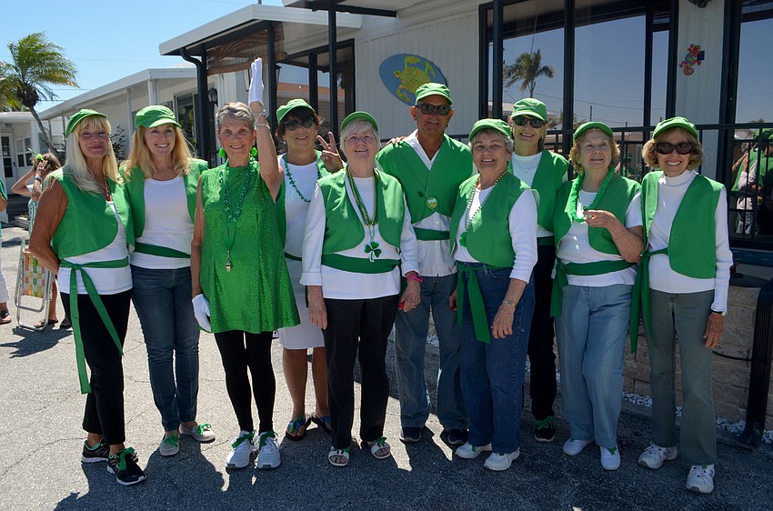 Phyllis George, Barbara Long, Mary Ann Dye, Kathy Enneper, Lynn Neiting, Brian Patton, Sallie Bolton, Louise Claussen, Helen Adair and Margie Tonner