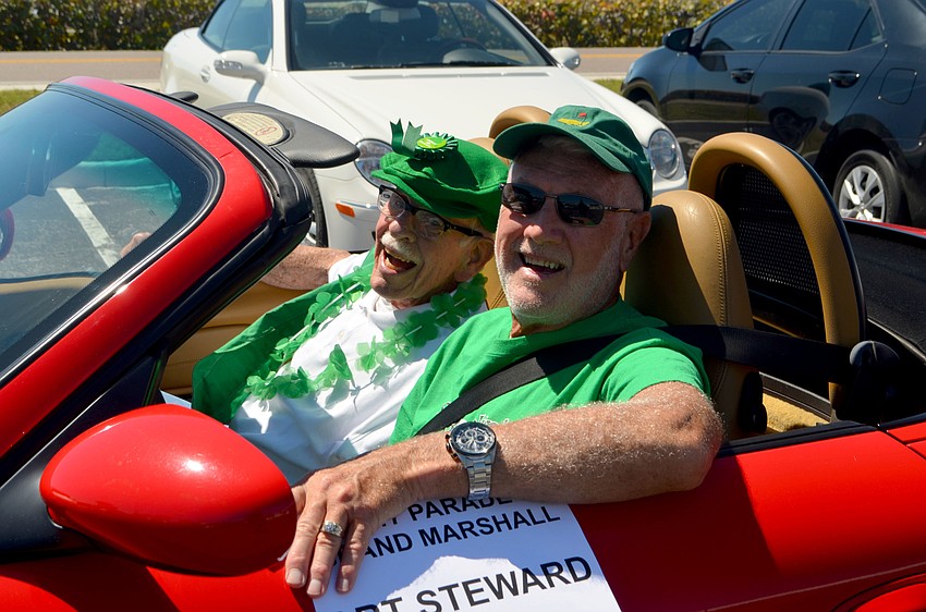 Grand Marshal Art Steward and Bill Allen
