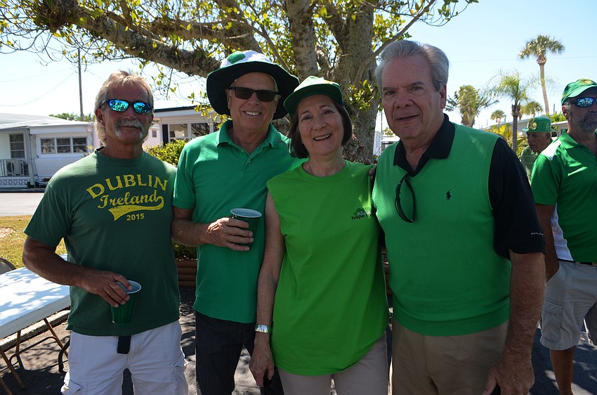 Bill Long, Les Beggs and Mike and Nancy Mayo