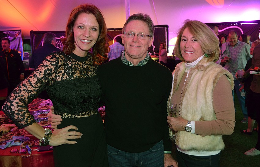 Event organizer Kimberly Manooshian with Dr. Si and Shannon McAninch