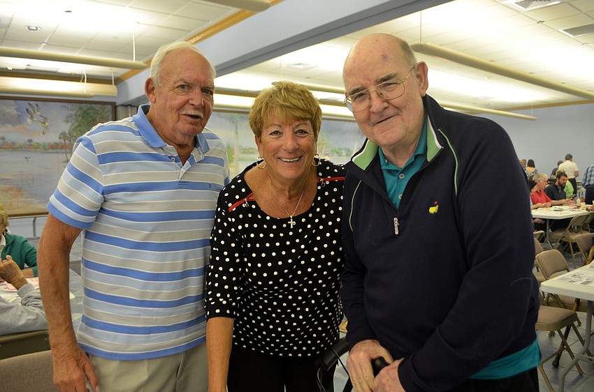 Herman and Beth Waldman and the Rev. Gerry Finegan