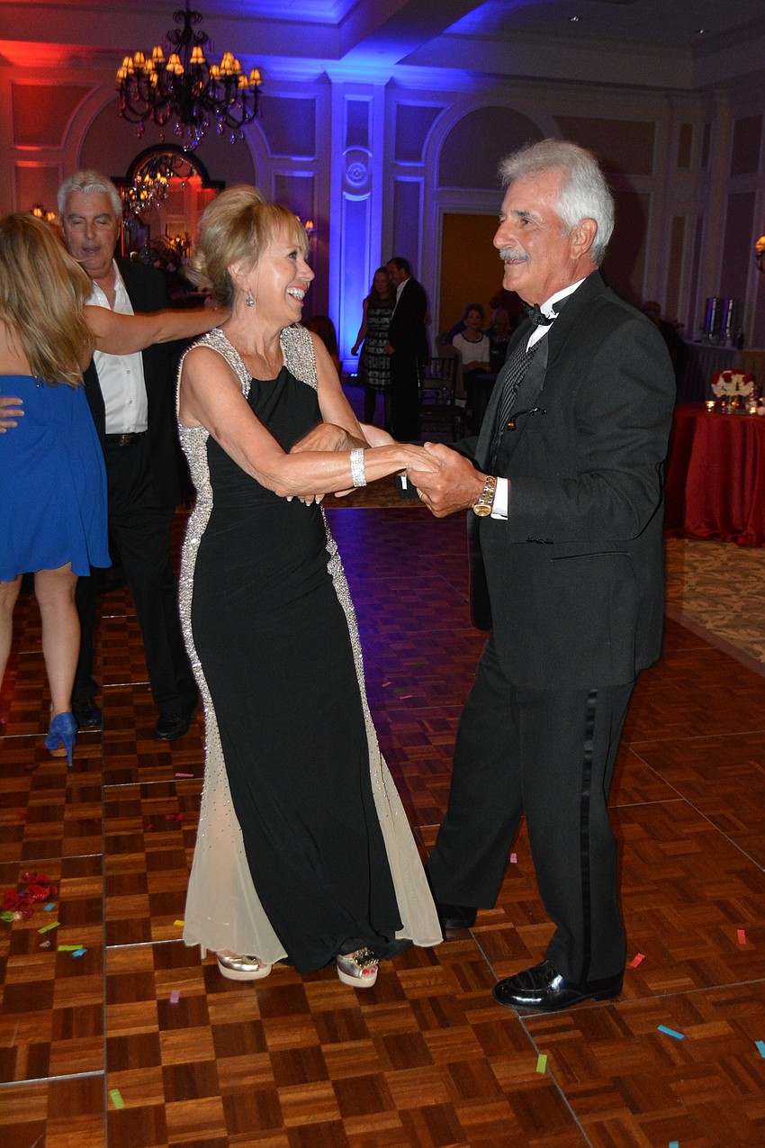 Diane and Greg Brune hit the dance floor at the gala.