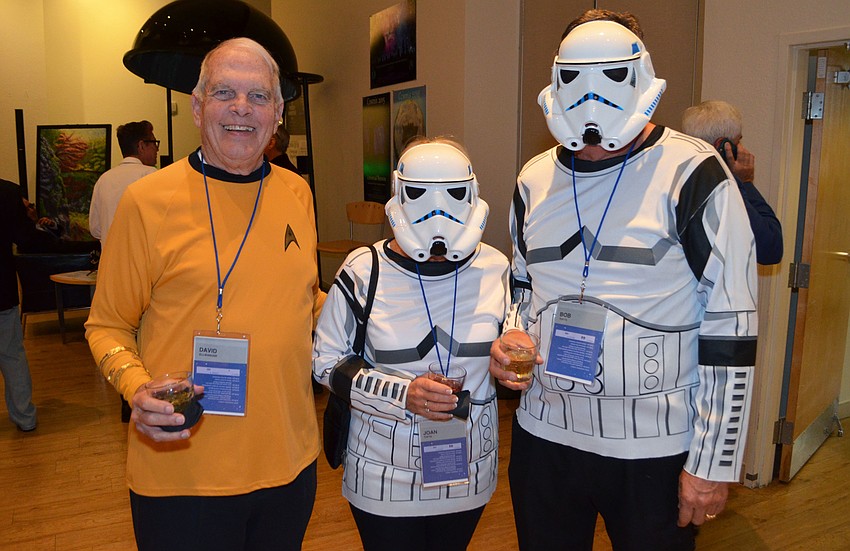 David Ellwanger with Joan and Bob Tufts