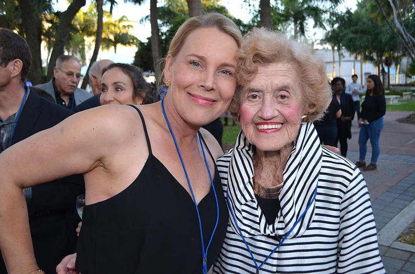 Caroline Turchon and Betty Schoenbaum