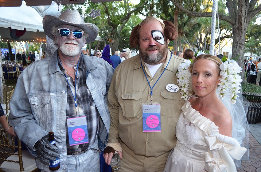 Kevin Friedman with Chris and Amy Shaffer