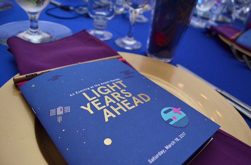 An Evening at the Avant-Garde was held on March 18 at Ringling College of Art and Design with the theme “Light Years Ahead.”